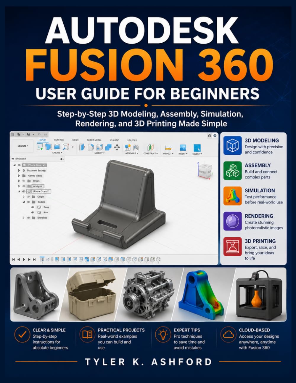 Amazon | AUTODESK FUSION 360 USER GUIDE FOR BEGINNERS: Step-by